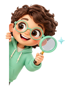 A curious child looking for answers